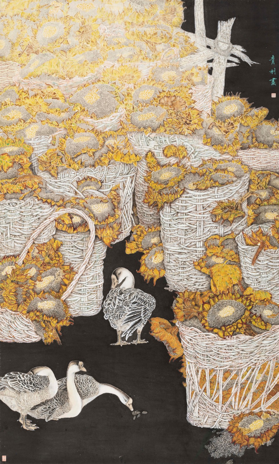 5 《金秋暖阳情更浓》 240cm×145cm (入展第二届泾上丹青-全国中国画作品展).jpg 5 《金秋暖阳情更浓》 240cm×145cm (入展第二届泾上丹青-全国中国画作品展).jpg